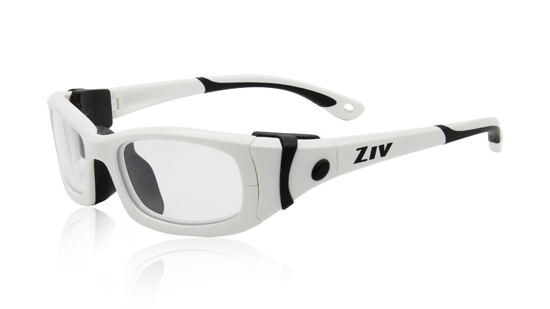 ZIV太陽眼鏡 近視運動安全眼鏡SPORT RX系列   亮白框 編號112
