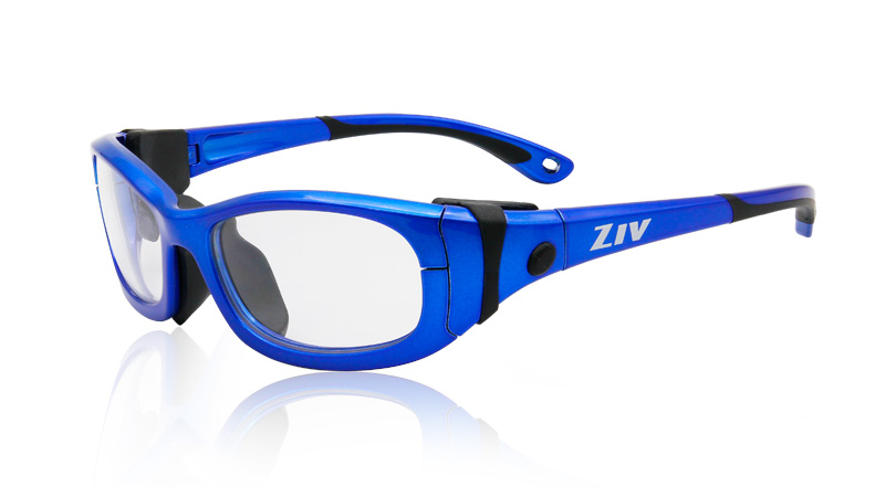ZIV太陽眼鏡 近視運動安全眼鏡SPORT RX系列   鋁光藍框 編號115