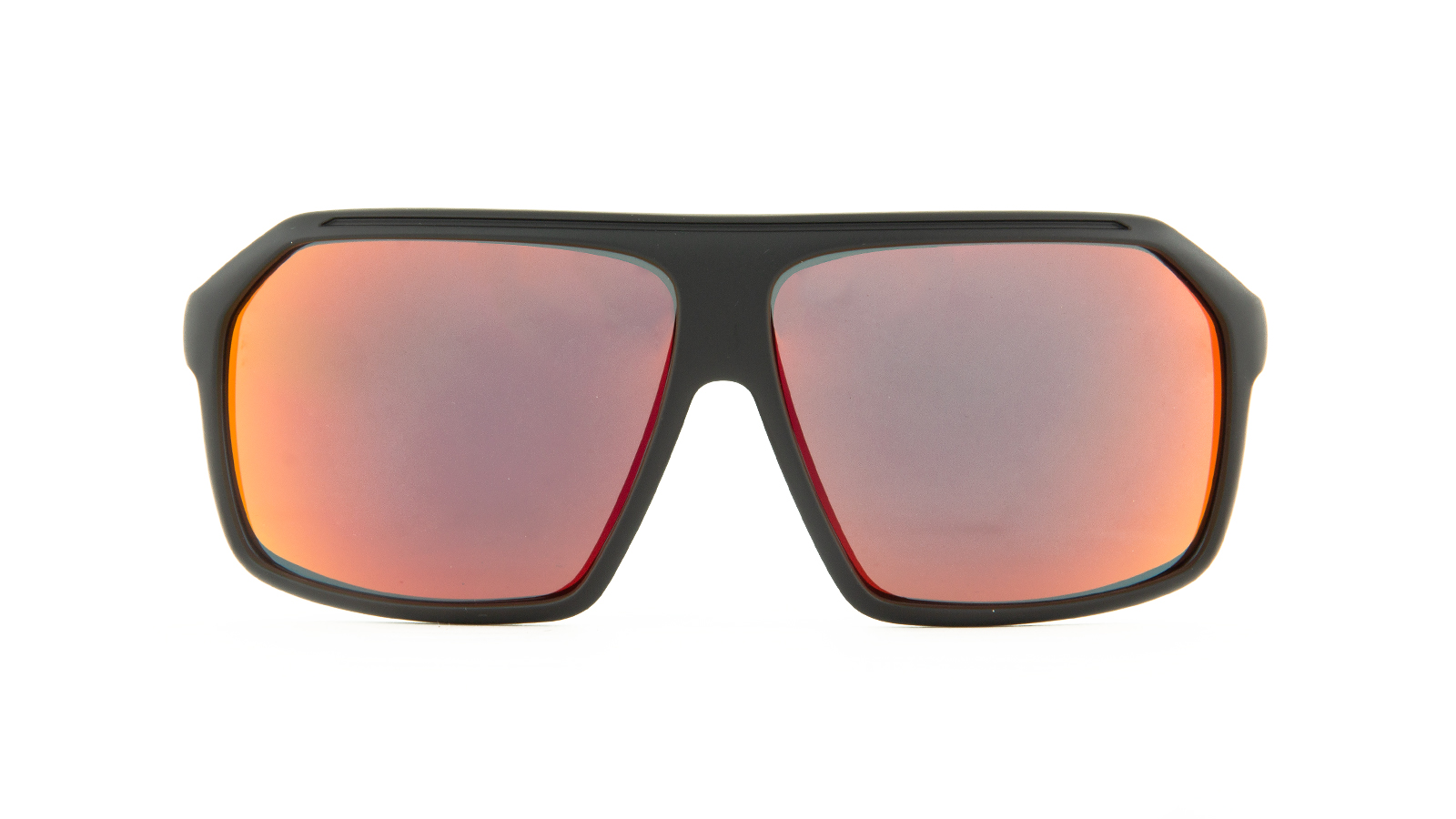 BOMBA系列F54霧黑白潑墨框太陽眼鏡正面產品照