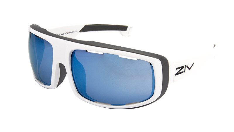 FENIX系列167亮白框水上運動太陽眼鏡45度角產品照